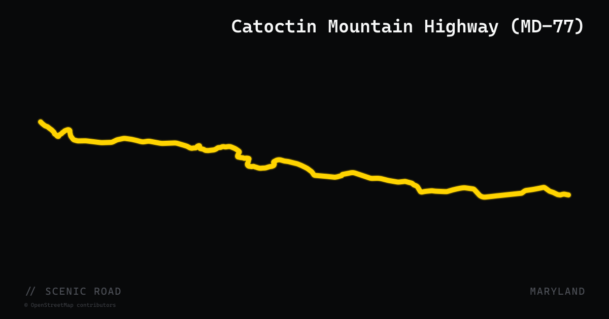 Catoctin Mountain Highway (MD-77)