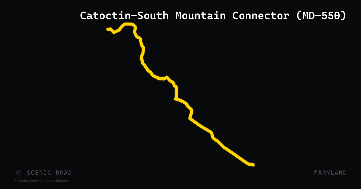 Catoctin-South Mountain Connector (MD-550)