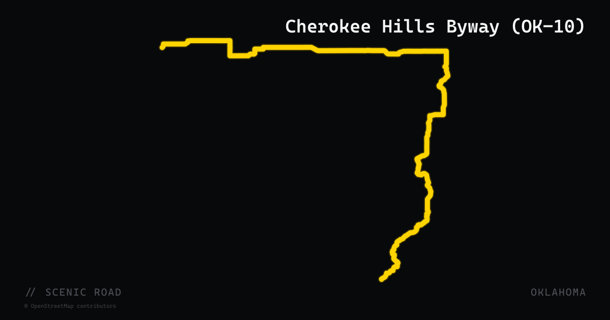 Cherokee Hills Byway (OK-10)