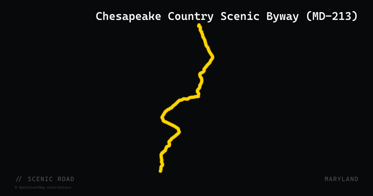 Chesapeake Country Scenic Byway (MD-213)