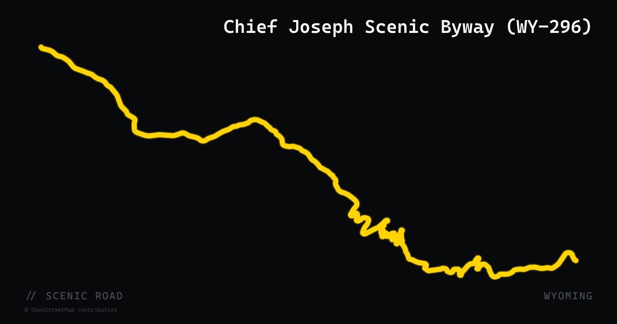 Chief Joseph Scenic Byway (WY-296)
