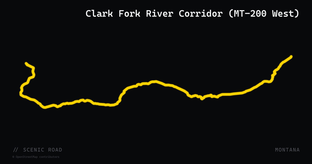 Clark Fork River Corridor (MT-200 West)