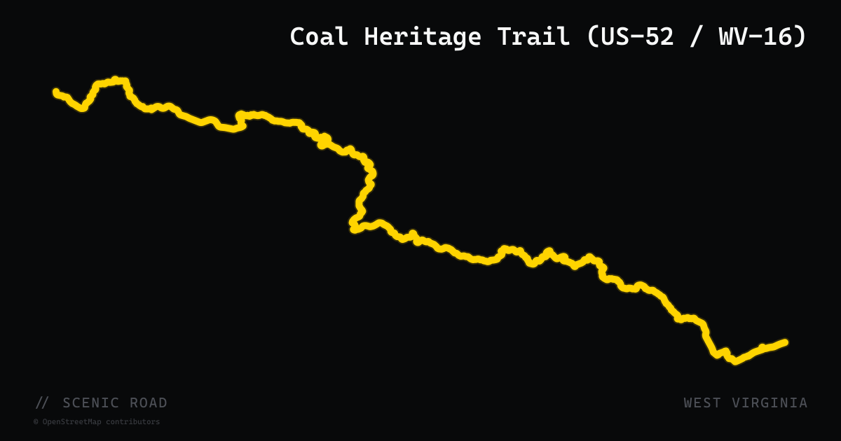Coal Heritage Trail (US-52 / WV-16)