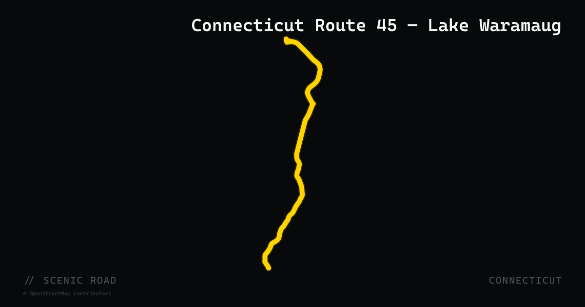 Connecticut Route 45 — Lake Waramaug