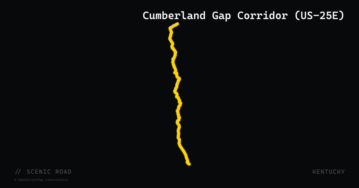 Cumberland Gap Corridor (US-25E)