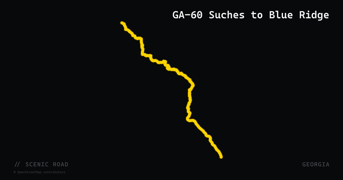 GA-60 Suches to Blue Ridge
