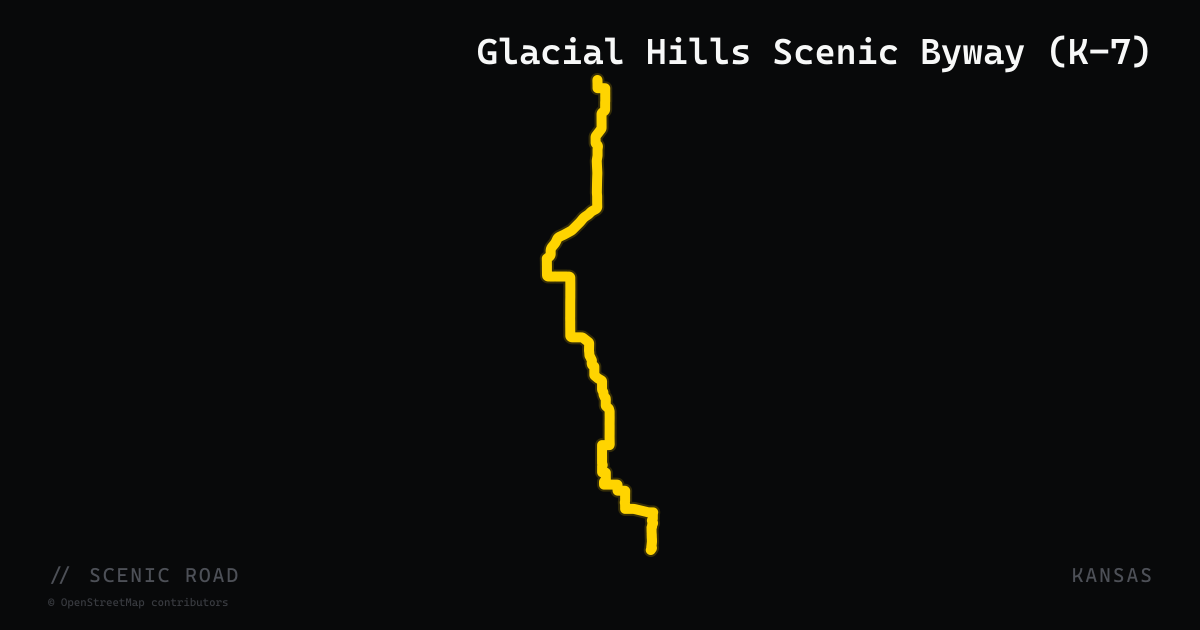 Glacial Hills Scenic Byway (K-7)
