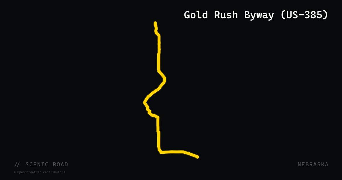 Gold Rush Byway (US-385)