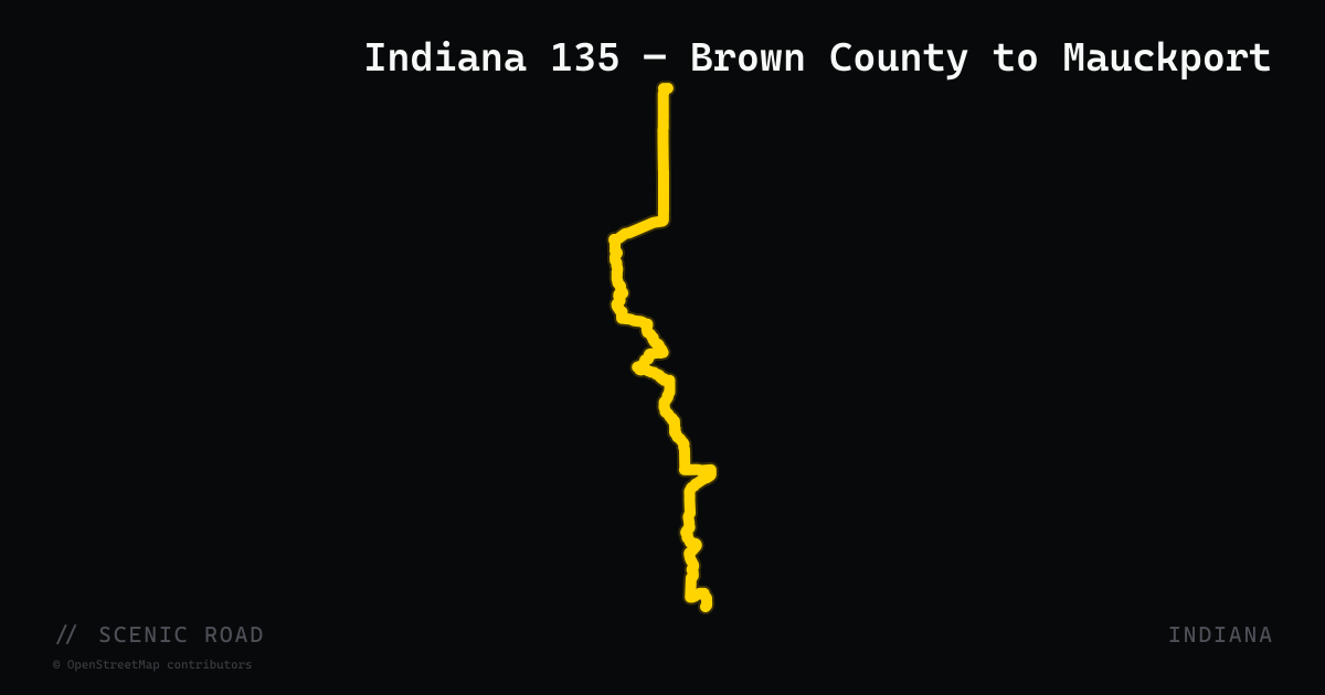 Indiana 135 — Brown County to Mauckport
