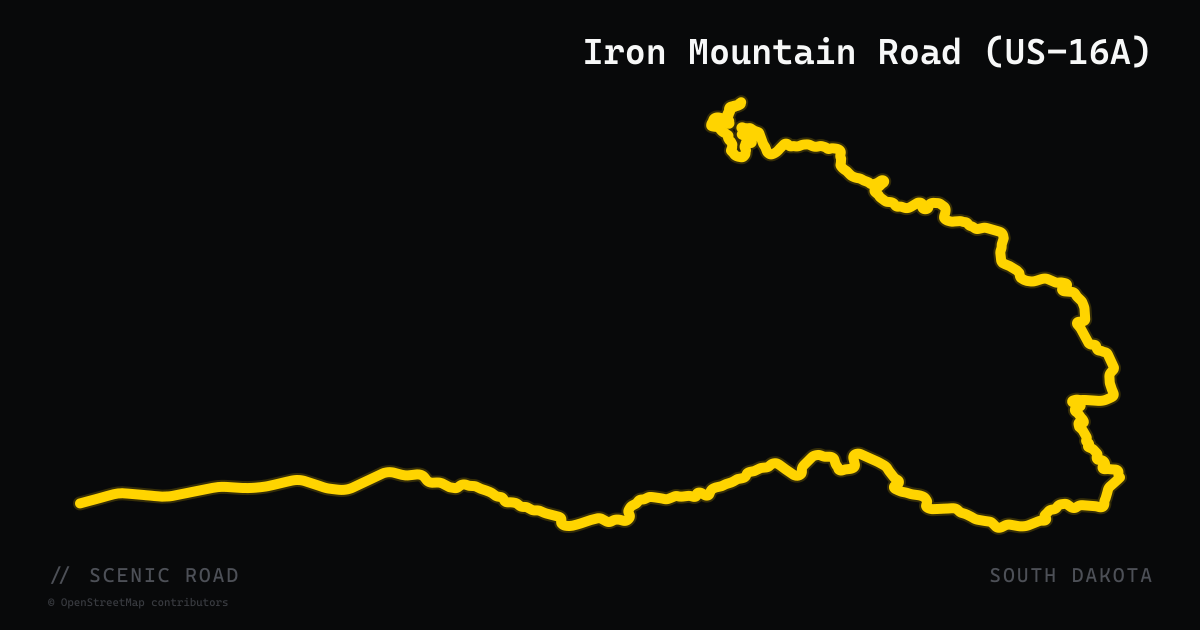 Iron Mountain Road (US-16A)