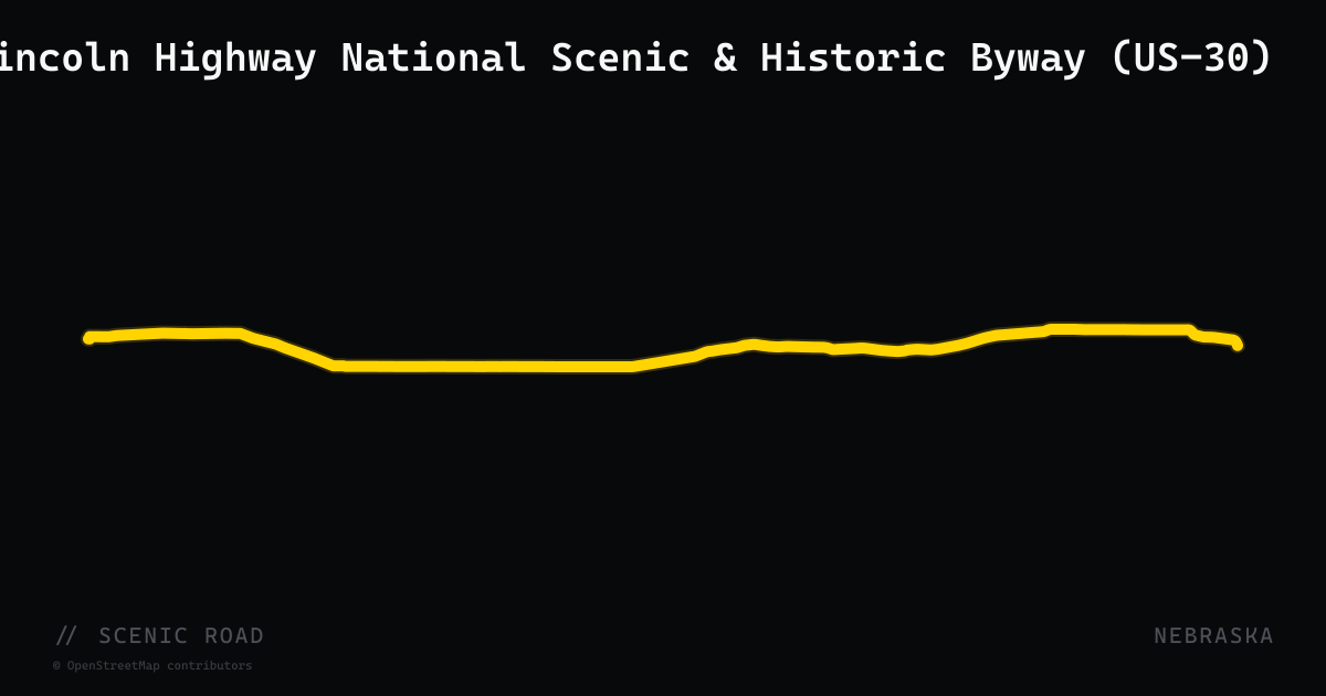 Lincoln Highway National Scenic & Historic Byway (US-30)