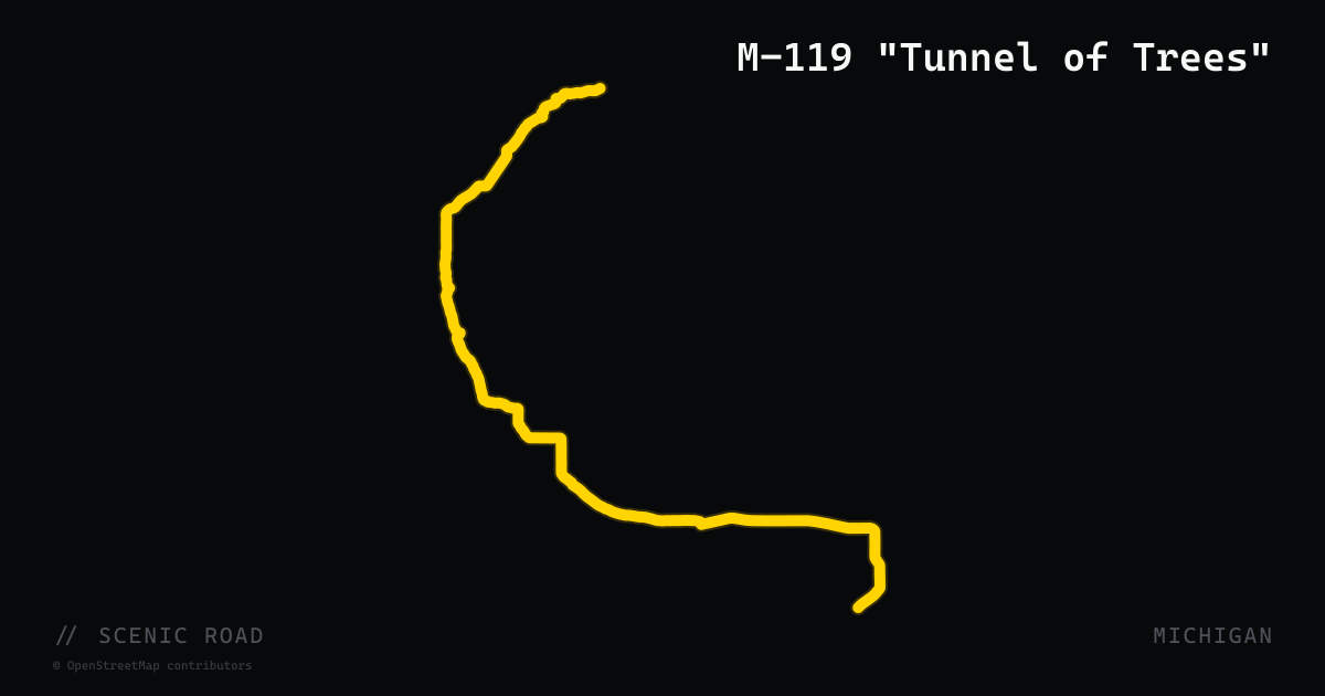 M-119 "Tunnel of Trees"