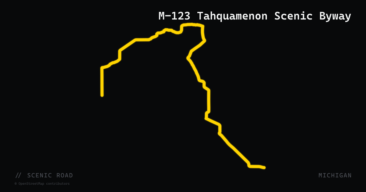 M-123 Tahquamenon Scenic Byway