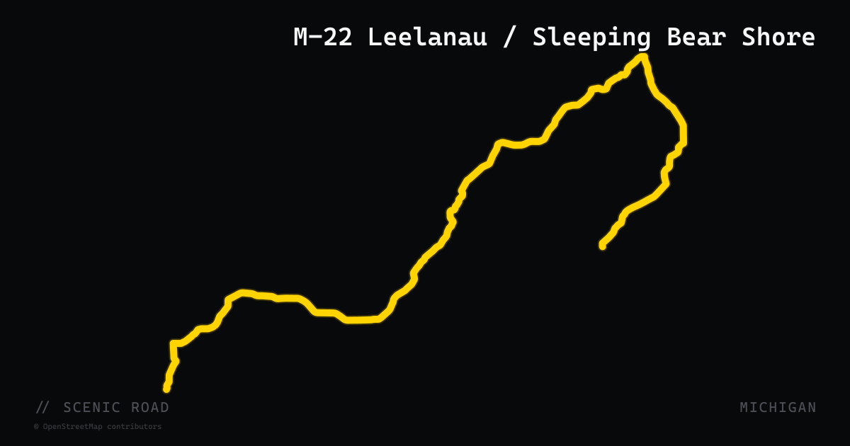 M-22 Leelanau / Sleeping Bear Shore