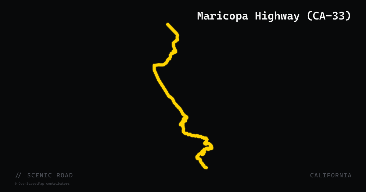 Maricopa Highway (CA-33)