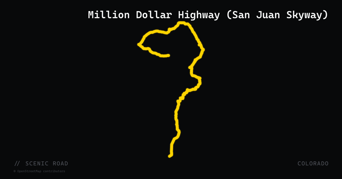 Million Dollar Highway (San Juan Skyway)