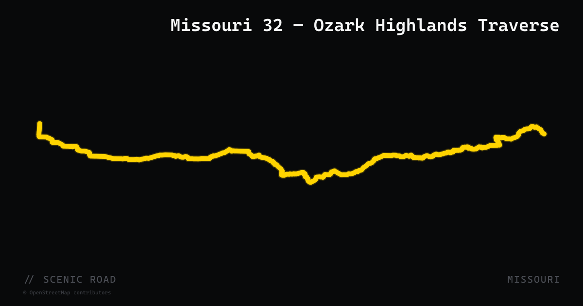 Missouri 32 — Ozark Highlands Traverse