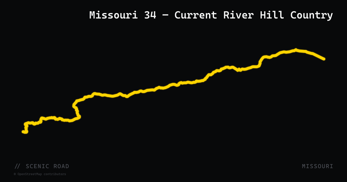 Missouri 34 — Current River Hill Country