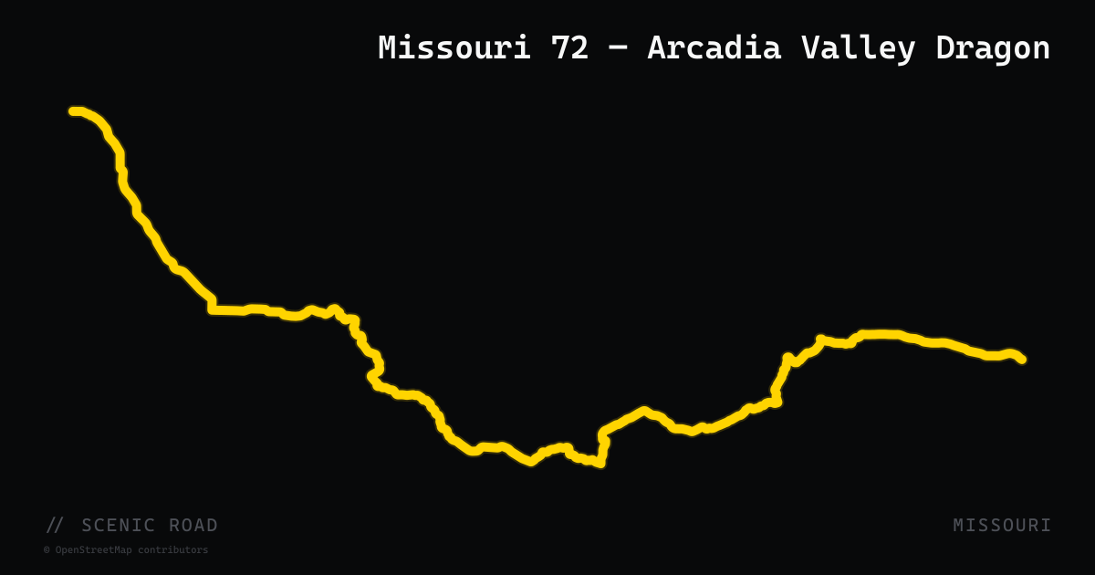 Missouri 72 — Arcadia Valley Dragon