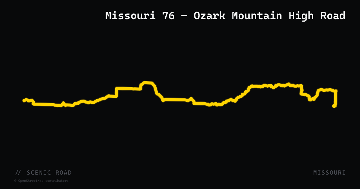 Missouri 76 — Ozark Mountain High Road