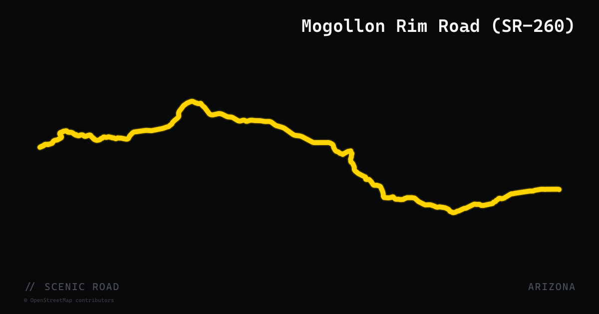 Mogollon Rim Road (SR-260)