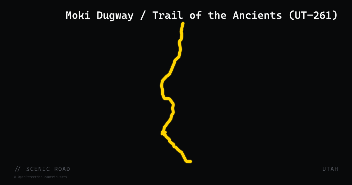 Moki Dugway / Trail of the Ancients (UT-261)