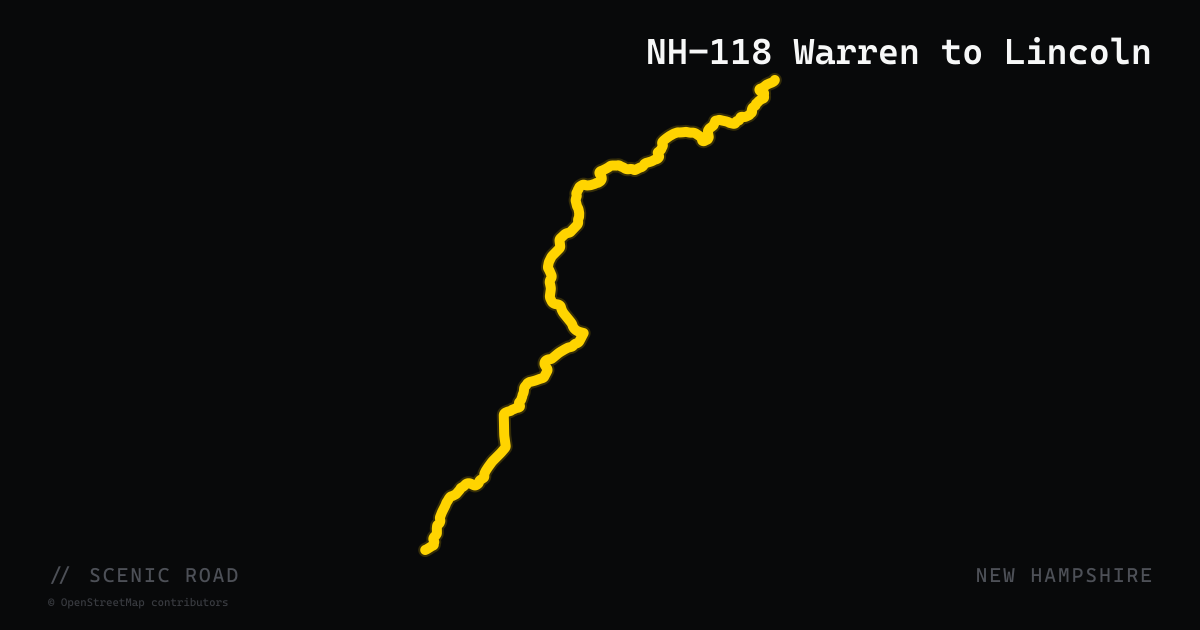 NH-118 Warren to Lincoln