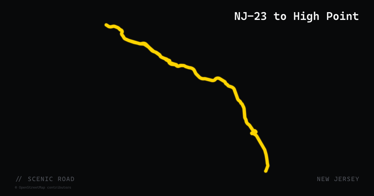 NJ-23 to High Point