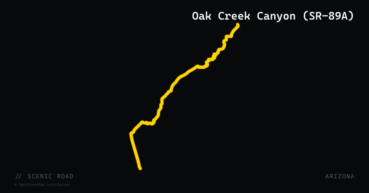 Oak Creek Canyon (SR-89A)