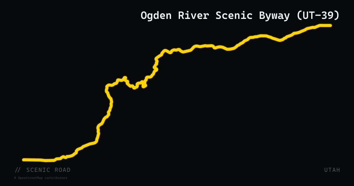 Ogden River Scenic Byway (UT-39)