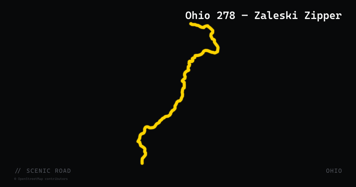 Ohio 278 — Zaleski Zipper
