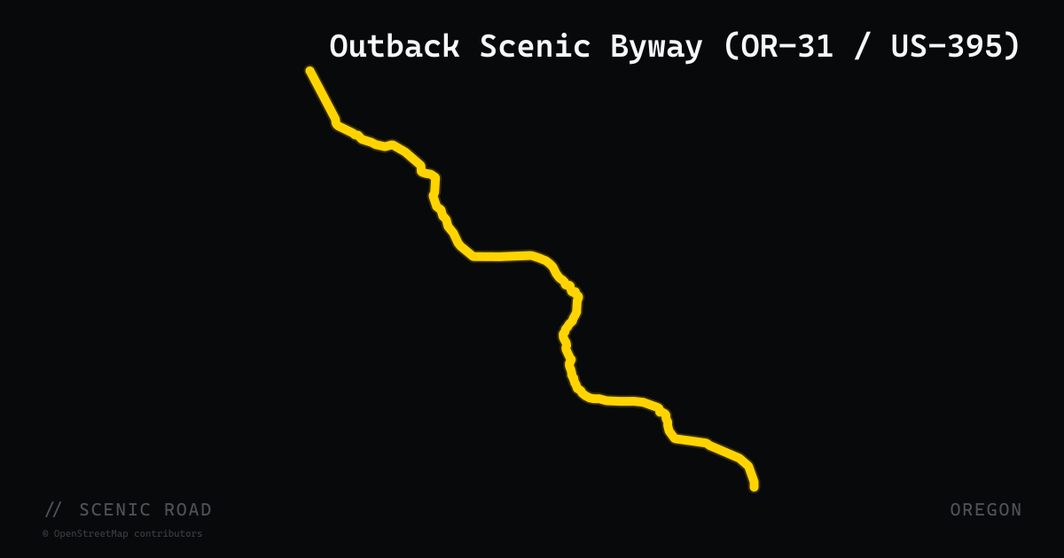 Outback Scenic Byway (OR-31 / US-395)