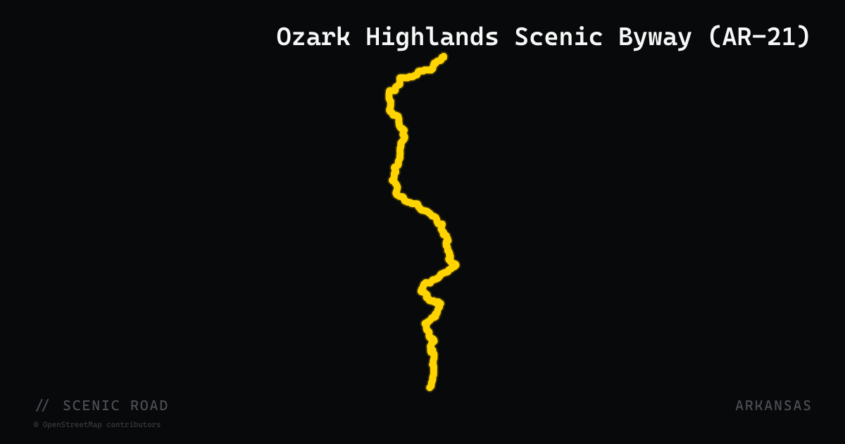 Ozark Highlands Scenic Byway (AR-21)