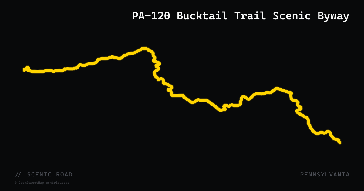 PA-120 Bucktail Trail Scenic Byway