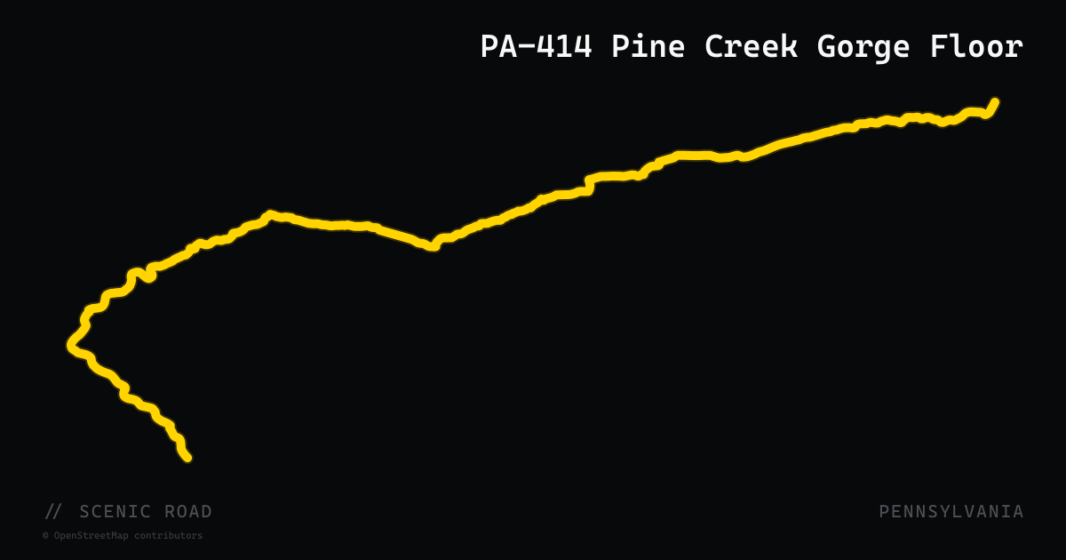 PA-414 Pine Creek Gorge Floor