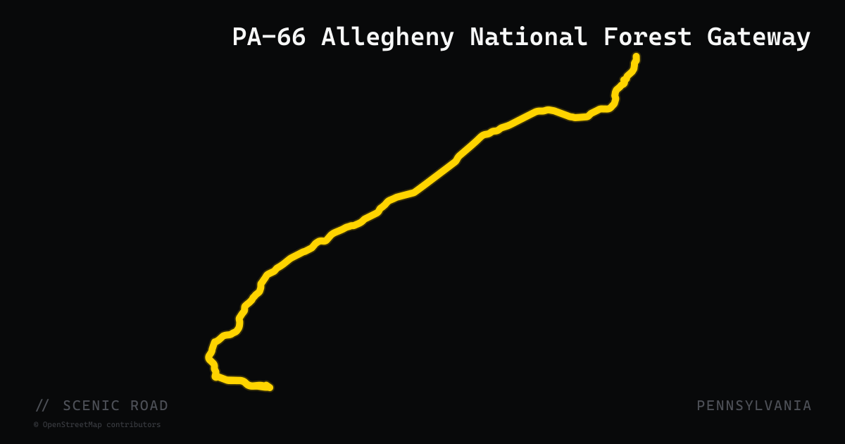 PA-66 Allegheny National Forest Gateway