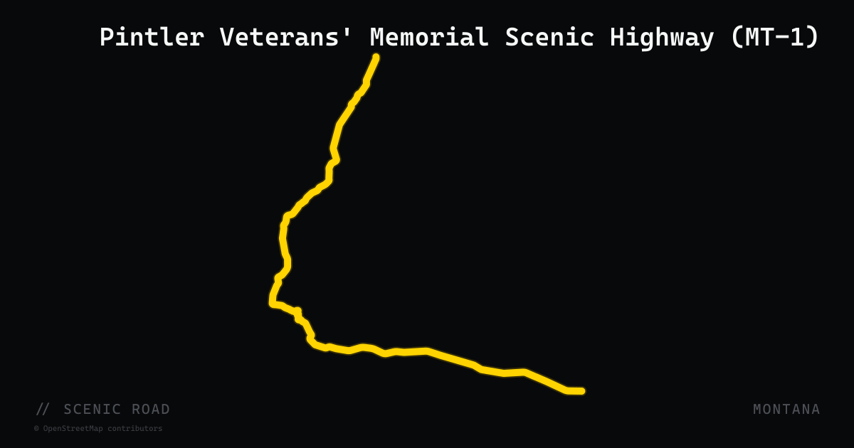Pintler Veterans' Memorial Scenic Highway (MT-1)