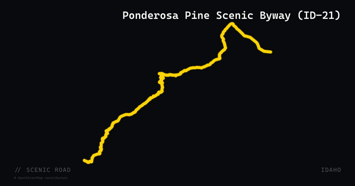 Ponderosa Pine Scenic Byway (ID-21)