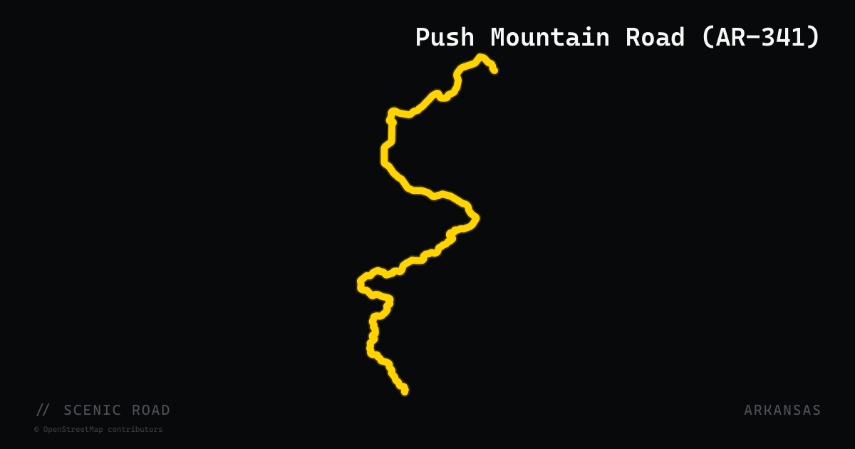 Push Mountain Road (AR-341)