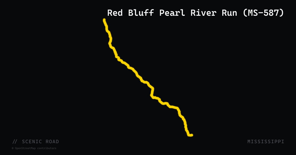 Red Bluff Pearl River Run (MS-587)
