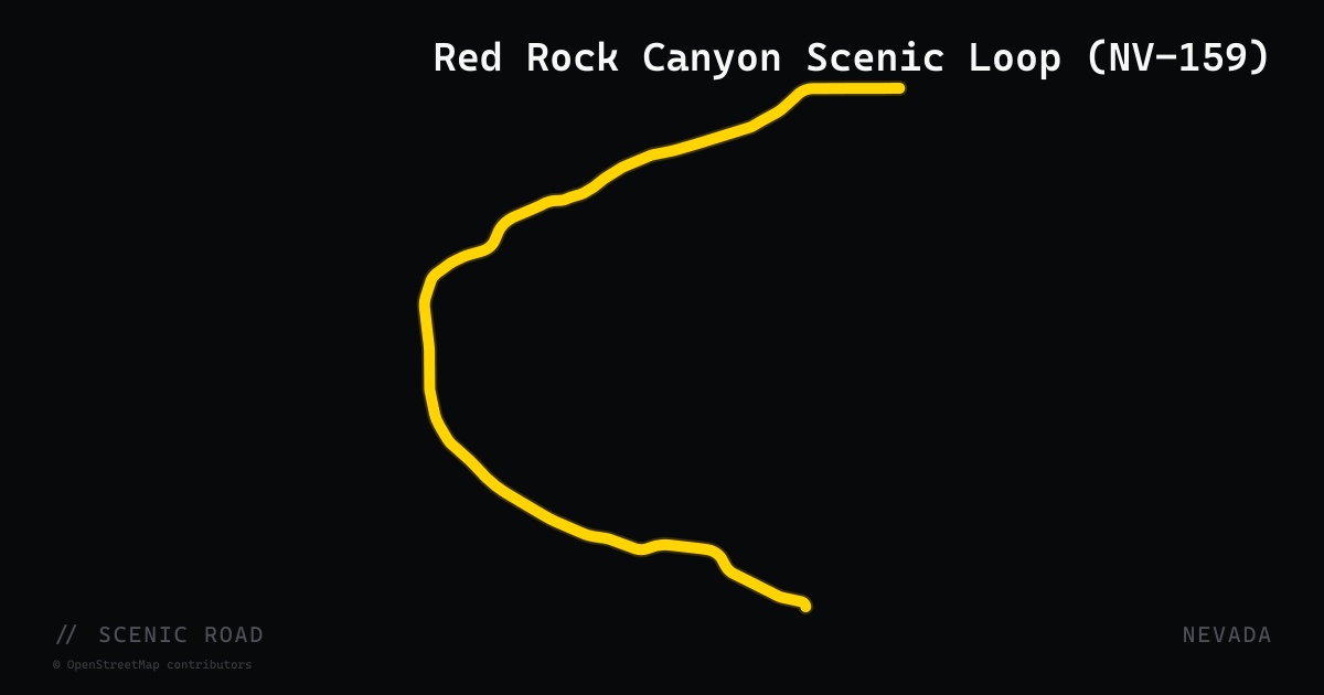 Red Rock Canyon Scenic Loop (NV-159)