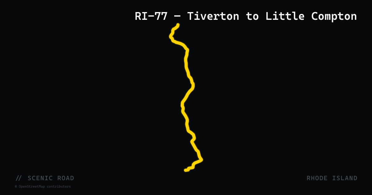 RI-77 — Tiverton to Little Compton