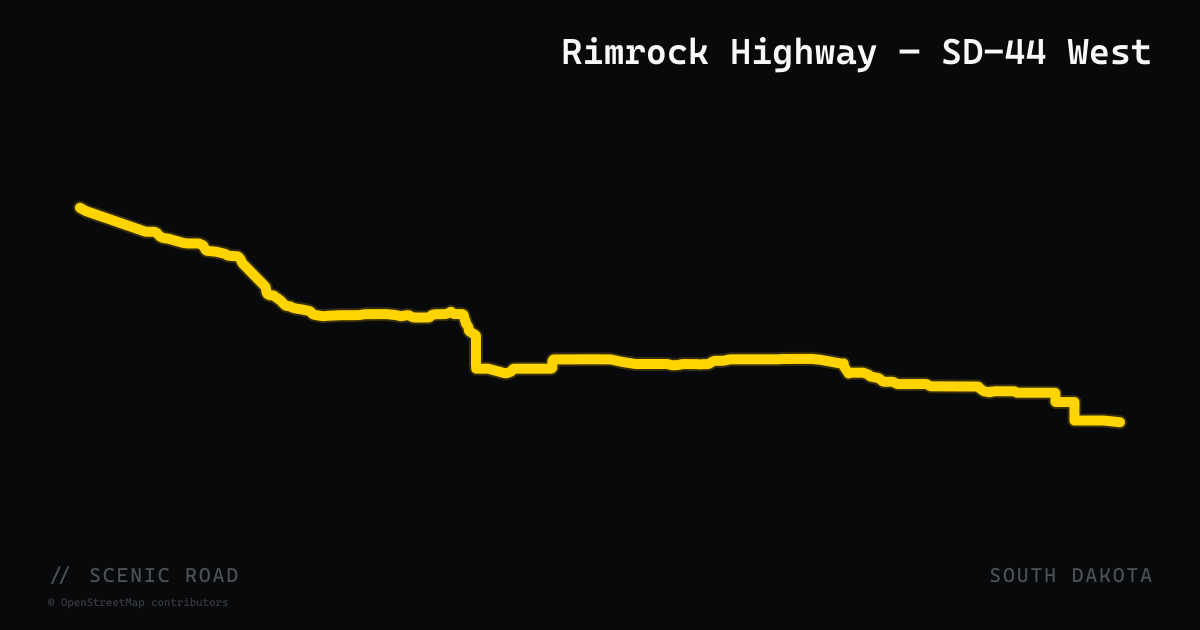 Rimrock Highway — SD-44 West