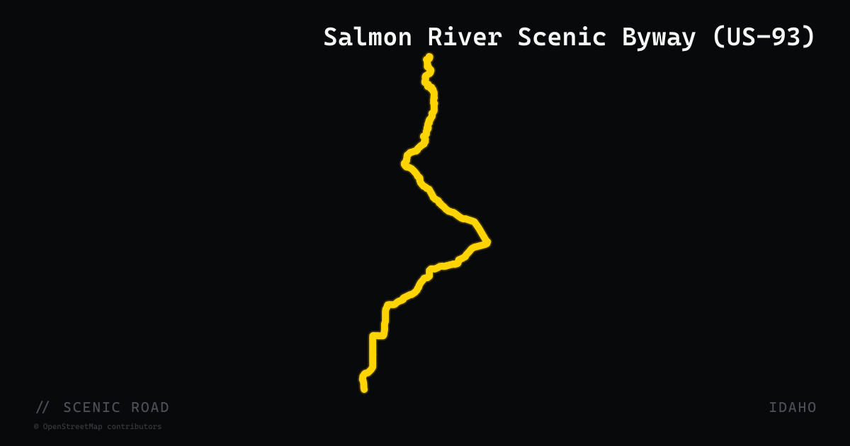 Salmon River Scenic Byway (US-93)