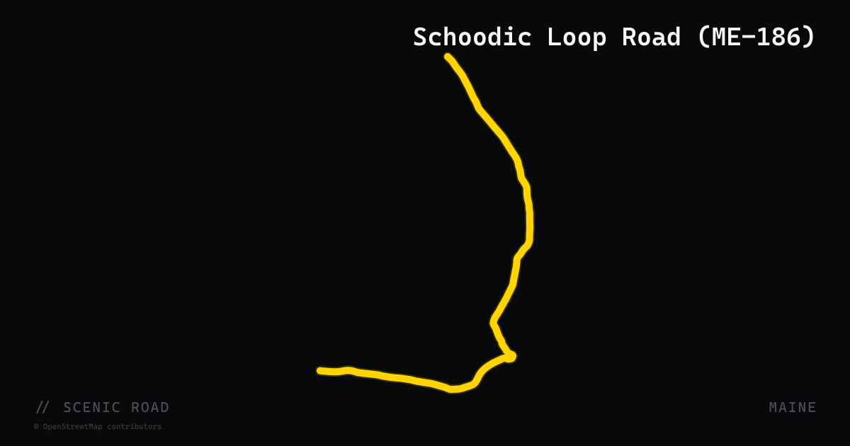 Schoodic Loop Road (ME-186)