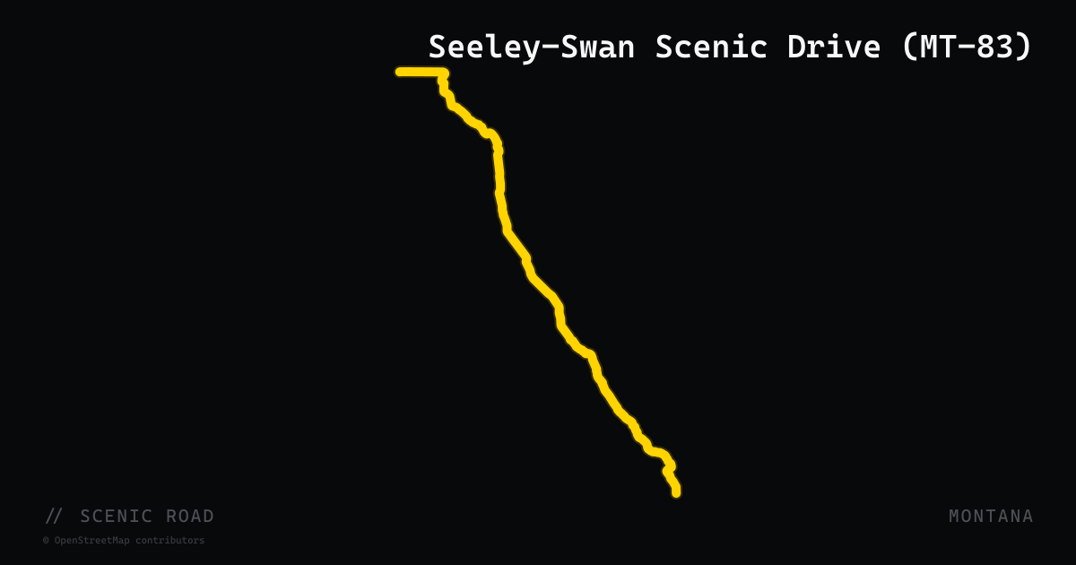 Seeley-Swan Scenic Drive (MT-83)
