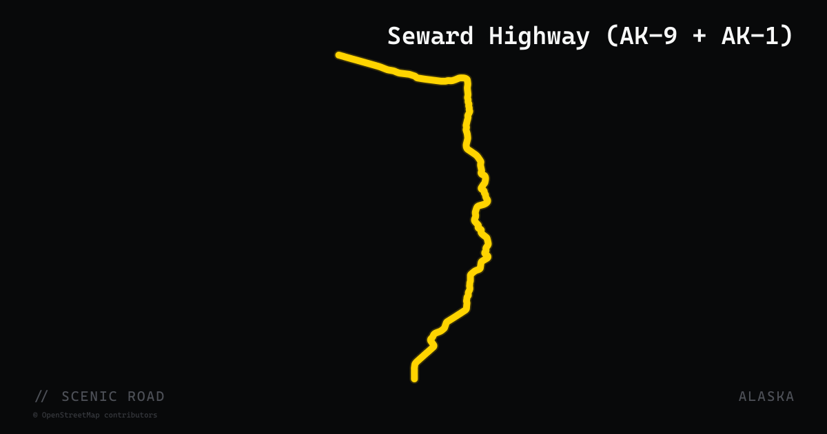 Seward Highway (AK-9 + AK-1)