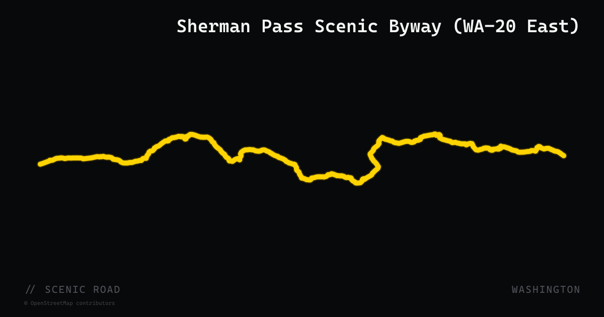 Sherman Pass Scenic Byway (WA-20 East)