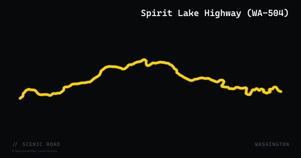 Spirit Lake Highway (WA-504)
