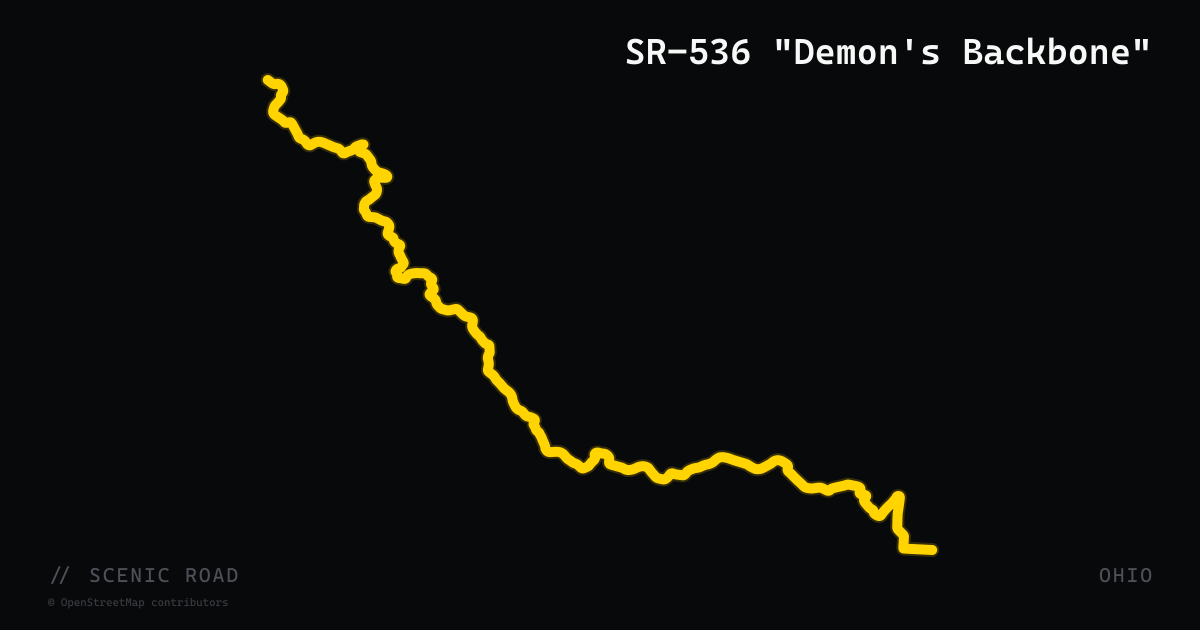 SR-536 "Demon's Backbone"